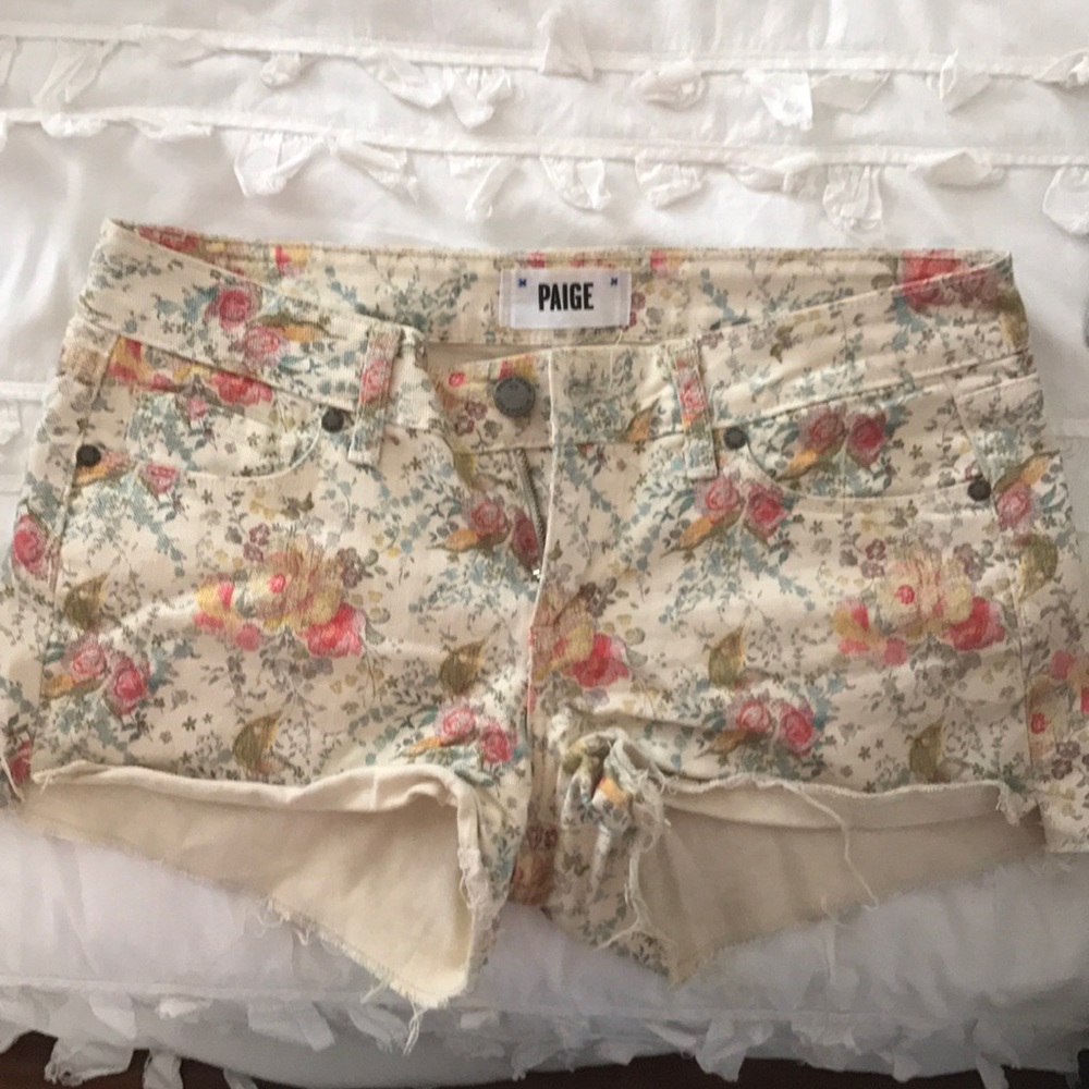 Paige denim shorts